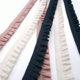 コットンフリルストレッチ 12mm