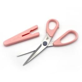 ステンはさみ キャポ 170 キャップ付き 全長17cm ピンク【クロバー】