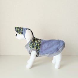ハンドメイド犬服　バックオープンベスト バックオープンベスト / 愛犬のための犬服の作り方・型紙通販
