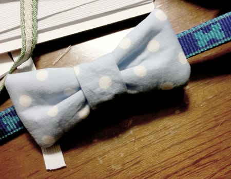 ゆずmamaさんの無料蝶ネクタイ作品 愛犬のための犬服 ペット服の型紙通販 作り方 教室 Milla Milla