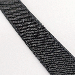 【B品・特価・半額・売り切り】面ファスナーゴム(メス)20mm幅 黒