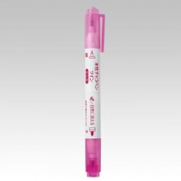 水性チャコペンツイン<ピンク　細・太>【クロバー】